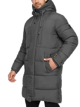 Indicode Herren Parka INStuds-Herrenjacke Wintermantel Parka Männer Kapuze – Bild 3