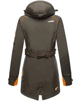 Marikoo Damen Softshell Jacke Herbst Funktionsjacke Outdoor lang Parka B921 NEU – Bild 5