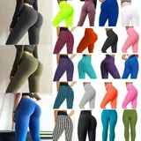 Anti Cellulite Yoga Hose Damen Leggings Kompression Push Up Fitness Gym Leggins – Bild 2