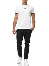 Indicode Herren T-Shirt Lutzy-Herrenshirt Sommershirt Rundhals Baumwolle Männer – Bild 4