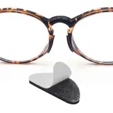 10 Stück Silikon Nasenpads selbstklebend Brillenpads Sonnenbrille Milchig Weiß – Bild 3