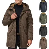 Indicode Herren Parka Bardsley Winterjacke Steppjacke Lange Jacke Wintermantel – Bild 7