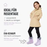 LADEHEID Gummistiefel Kinder Gefütterte Jungen Mädchen Thermo Regenschuhe 22-35 – Bild 4
