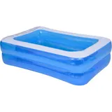 Planschbecken Kinderpool Gartenpool Babypool aufblasbar 155x108x46cm rechteckig – Bild 1