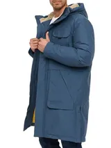 Indicode Herren Parka INKristof-Herrenmantel Winterparka Mantel Kapuze Parka – Bild 3