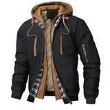 Herren Kapuzenpullover Sweatjacke Steppjacke Hoodie Sweatshirt Langarm Coat Top – Bild 13