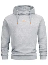 Indicode Herren Kapuzenpullover INVir-Hoodie Sweatshirt Kapuze Schalkragen Pulli – Bild 1