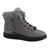Damen Stiefeletten Winter Sneaker High Warm Gefütterte Freizeit Schuhe Boots – Bild 2