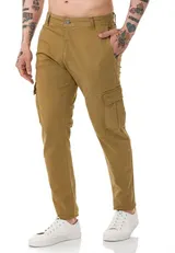 Redbridge Herren Chino Cargo Hose Denim Pants Jeans Basic Freizeithose Taschen – Bild 10