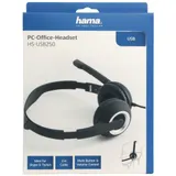 Hama PC Office USB Headset Stereo Kophörer mit Boom Mikrofon Mikro Büro Notebook – Bild 6