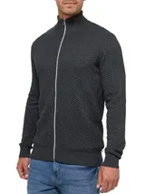 Kronstadt Herren Strickjacke KSCarlo Zip-Cardigan Strick Pullover Stehkragen – Bild 4