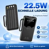 Powerbank 1000000mAh 22W USB-C Externer Batterie 4USB Ladegerät für Alle Handys – Bild 3