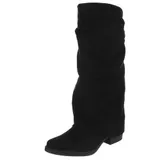 Damen Bikerschuhe mit Reißverschluss Ital-Design 3466 in Schwarz – Bild 6