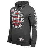 Baxboy Herren Pullover Hoodie Sweatjacke Longsleeve Sweatshirt Jacke Langarm Kap – Bild 2