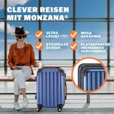 Koffer Hartschale Trolley Reisekoffer Hartschalenkoffer 4 Rollen Spinner Case L – Bild 3