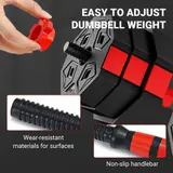 Hantel Set Kurzhantel Langhantel Gewichte Hantelset Fitness Krafttraining – Bild 11