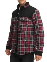 Indicode Herren Übergangsjacke INHolz-Hemd Jacke Holzfällerhemd Teddyfutter – Bild 3