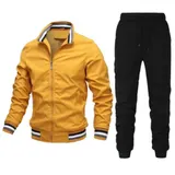 Herren Jogginganzug Trainingsanzug Sportanzug Sporthose Jacke Tracksuit Suit DE – Bild 6