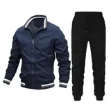 Herren Jogginganzug Trainingsanzug Sportanzug Sporthose Jacke Tracksuit Suit DE – Bild 5