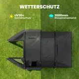 Tunnelzelt für 4 Personen Campingzelt mit 2 Räumen UV-Schutz Refurbished – Bild 5