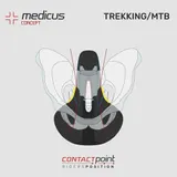 Fahrradsattel Wittkop Twin Medicus 1.0 - Herren Trekking - Gel – Bild 2