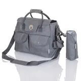 LCP Große Wickeltasche Baby Kinderwagentasche Windeltasche Henkel + Schultergurt – Bild 6