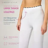 Merry Style Damen Freizeithose Leggings Elastischer Bund Lang Viskose XS-5XL – Bild 4