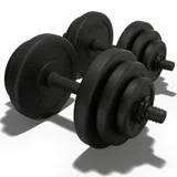 Kurzhantelset Krafttrainingsset 20 kg Hanteln vielseitig sicherer - Wie Neu – Bild 1