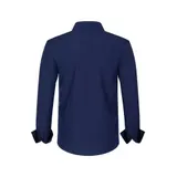 Herren Kariertes Hemd Businesshemd Freizeit Shirt Langarm Freizeithemd Slim Fit – Bild 2