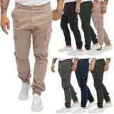 Rock Creek Herren Cargohose Chino Hose Herrenhose Seitentaschen Chinos RC-2189 – Bild 4