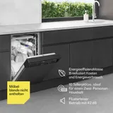 Klarstein Velaire 45 cm teilintegrierter Geschirrspüler kompakt leise EEK B – Bild 3