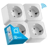Echos Smart WLAN Steckdosen Set App-gesteuert WiFi Smart Home Steckdose 16 A – Bild 1