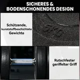 Hantelset 2er Kurzhanteln, 50 kg Kurzhantel Set für Krafttraining, Fitness Stahl – Bild 8