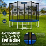 KIDUKU® Trampolin Gartentrampolin Kindertrampolin Outdoor Komplettset Netz Set – Bild 4