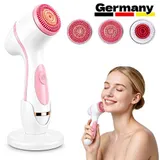Ultraschall Gesichtsbürste mit 3 Aufsätzen Elektrische Gesichtsreinigungsbürste – Bild 3
