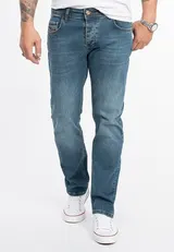 Herren Jeans Hose Blau Rock Creek Jeanshose Regular Fit Stonewashed RC-2275 – Bild 2