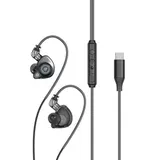 Abnehmbare USB C Ohrhörer für Android Geräte 1,2 m Kabel Geräuschisolierung – Bild 4