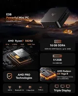 【98% neue】4K Mini PC AMD Ryzen 7 5825U 16GB DDR4 512GB SSD WIFI 6 Windows 11 PRO – Bild 2