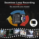 HD 1080P Dashcam Auto Vorne Hinten und Innen Autokamera Videorecorder G-Sensor – Bild 8