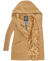 Marikoo Damen Winter Jacke Mantel Business Trenchcoat Wintermantel Parka MAIKOO – Bild 7