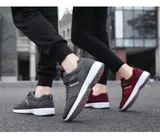 Herren Damen Sneaker Sportschuhe Turnschuhe Laufschuhe Freizeit Klettverschluss  – Bild 10