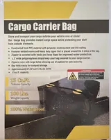 Auto Dachbox Tasche 120x95x28–46cm 15CF Wasserdicht Faltbar Cargo Carrier – Bild 1