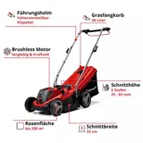 Einhell Akku Set Rasenmäher GE-CM 18/33 Rasentrimmer GC-CT Li B-Ware – Bild 2