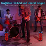 2000W Bluetooth Lautsprecher LED Subwoofer Boombox Musikbox Party mit Mikrofon – Bild 9