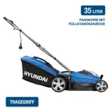 Elektromäher Mulcher Mäher Elektro-Rasenmäher Mulchfunktion HYUNDAI LM3301E – Bild 5