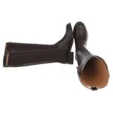 Damen Stiefel mit Reißverschluss Ital-Design 2484 in Braun – Bild 2