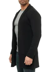 Redbridge Herren Cardigan Jacke Sweatjacke Sweater Sakko Pullover Long Cut M3634 – Bild 5