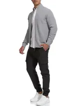 Indicode Herren Strickjacke INLut-Cardigan Männer Feinstrickjacke Stehkragen – Bild 4