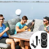 BLUETOOTH 5.0 LAUTSPRECHER RGB SUBWOOFER MUSIKBOX BOOMBOX PARTY LED MIT MIKROFON – Bild 12