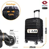 Handgepäck Trolley Handgepäckkoffer Reiskoffer Koffer Bordgepäck Hartschale – Bild 1